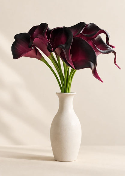 Calla Real Touch in Burgund
