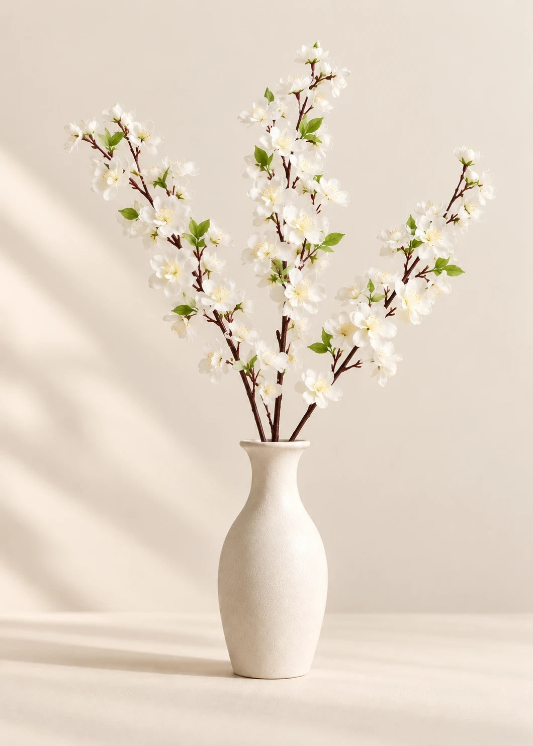 Kirschblüte in Weiß