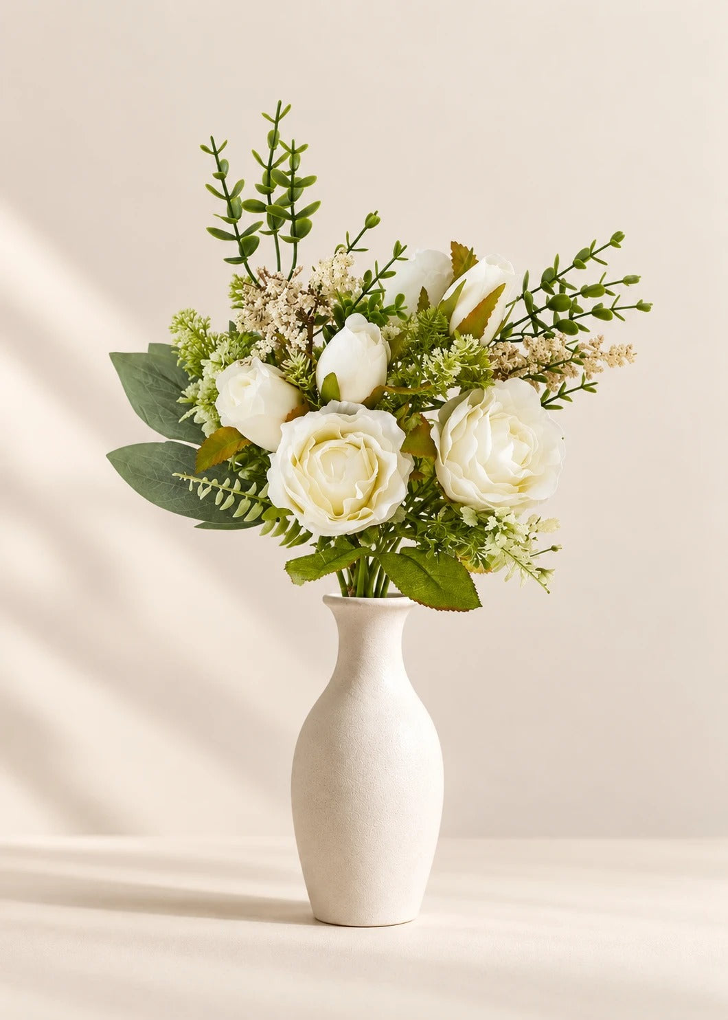 Strauß Rosengarten in Creme