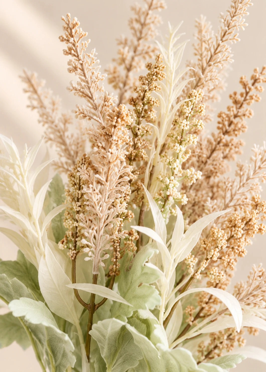 Lavendelbund in Beige – Detail